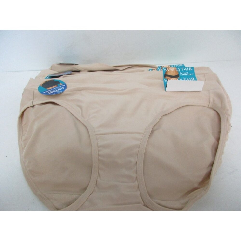 Vanity Fair Women's 6 pairs 18291 Beyond Comfort Bikini Quartz Size 7/L New !!!